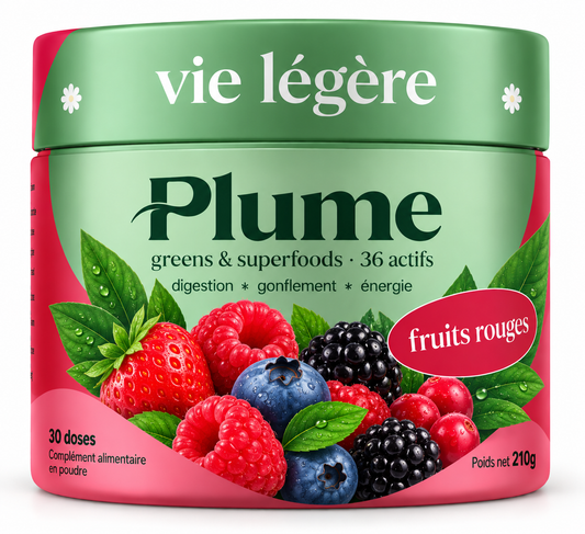 PLUME™ – Greens & Superfoods | 36 Actifs – Digestion, Énergie & Bien-être